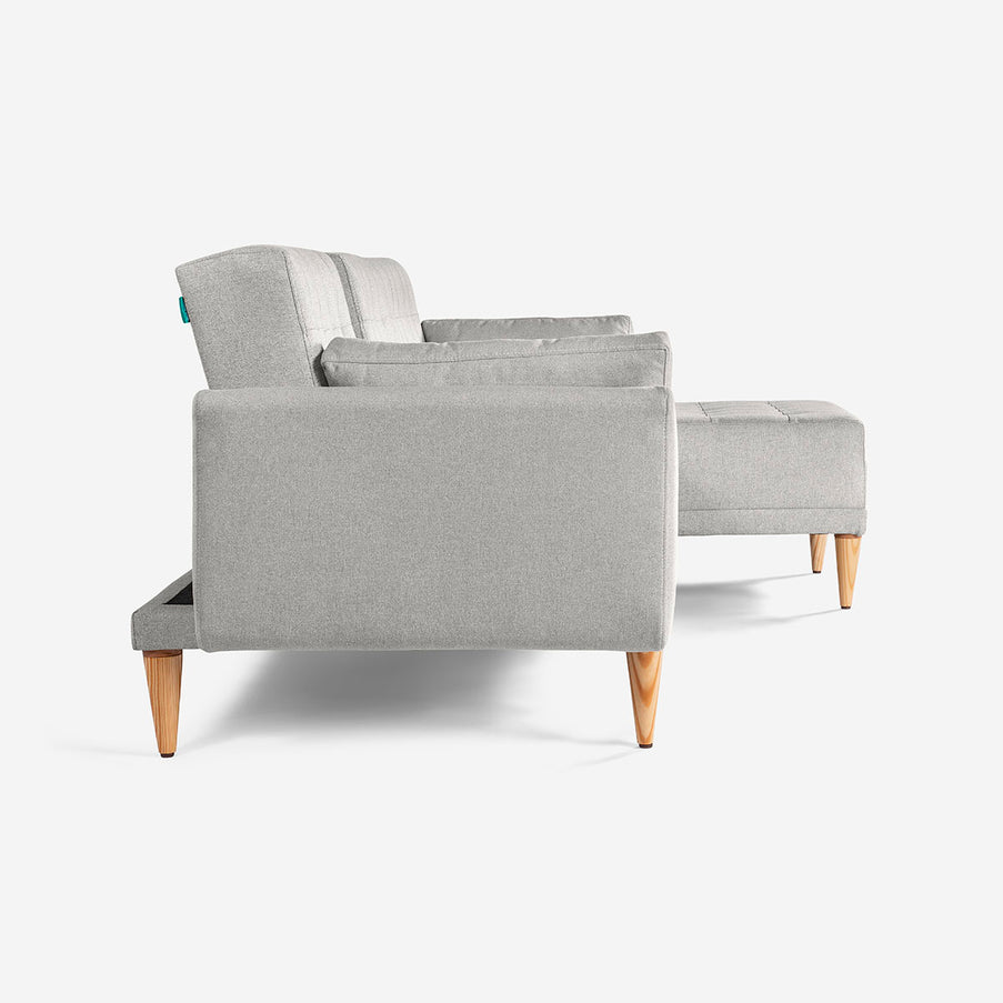 Sala Modular Chica Carlton Gris claro