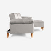 Sala Modular Chica Dassia Gris claro