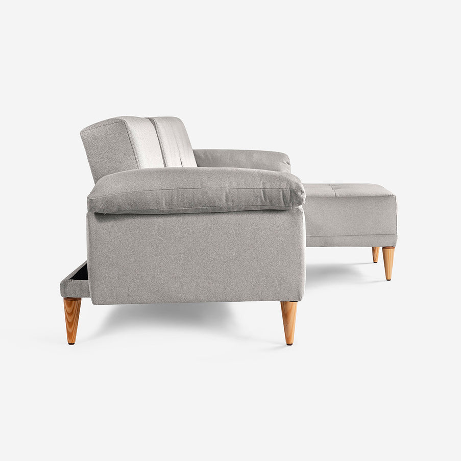 Sala Modular Chica Dassia Gris claro
