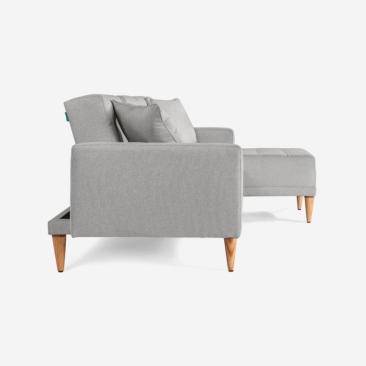 Sala Modular Chica Kendall Gris Claro