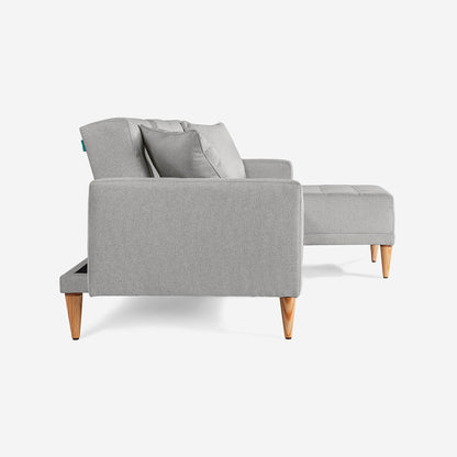 Sala Modular Chica Kendall Gris Claro