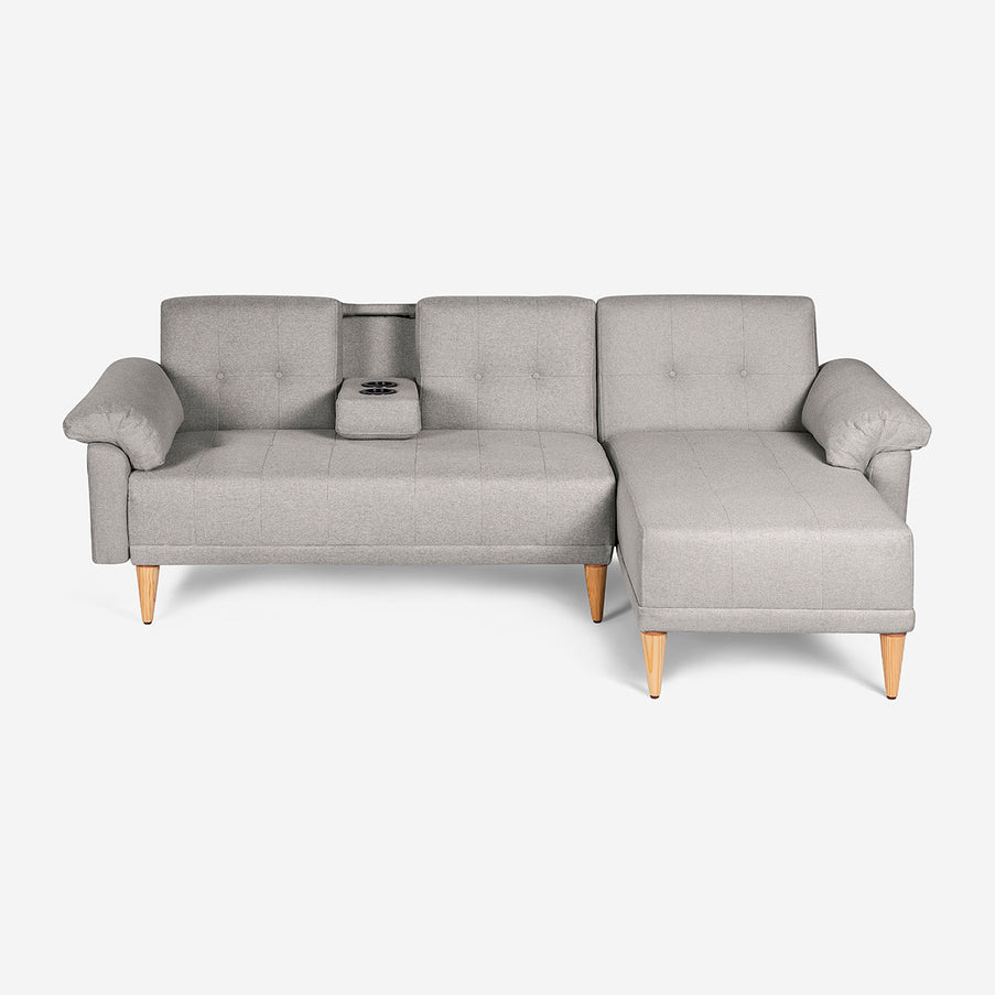 Sala Modular Chica Dassia Gris claro