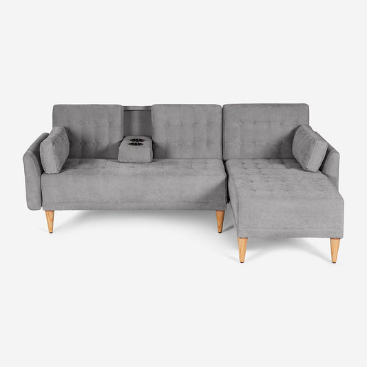 Sala Modular Chica Hassan Gris Claro
