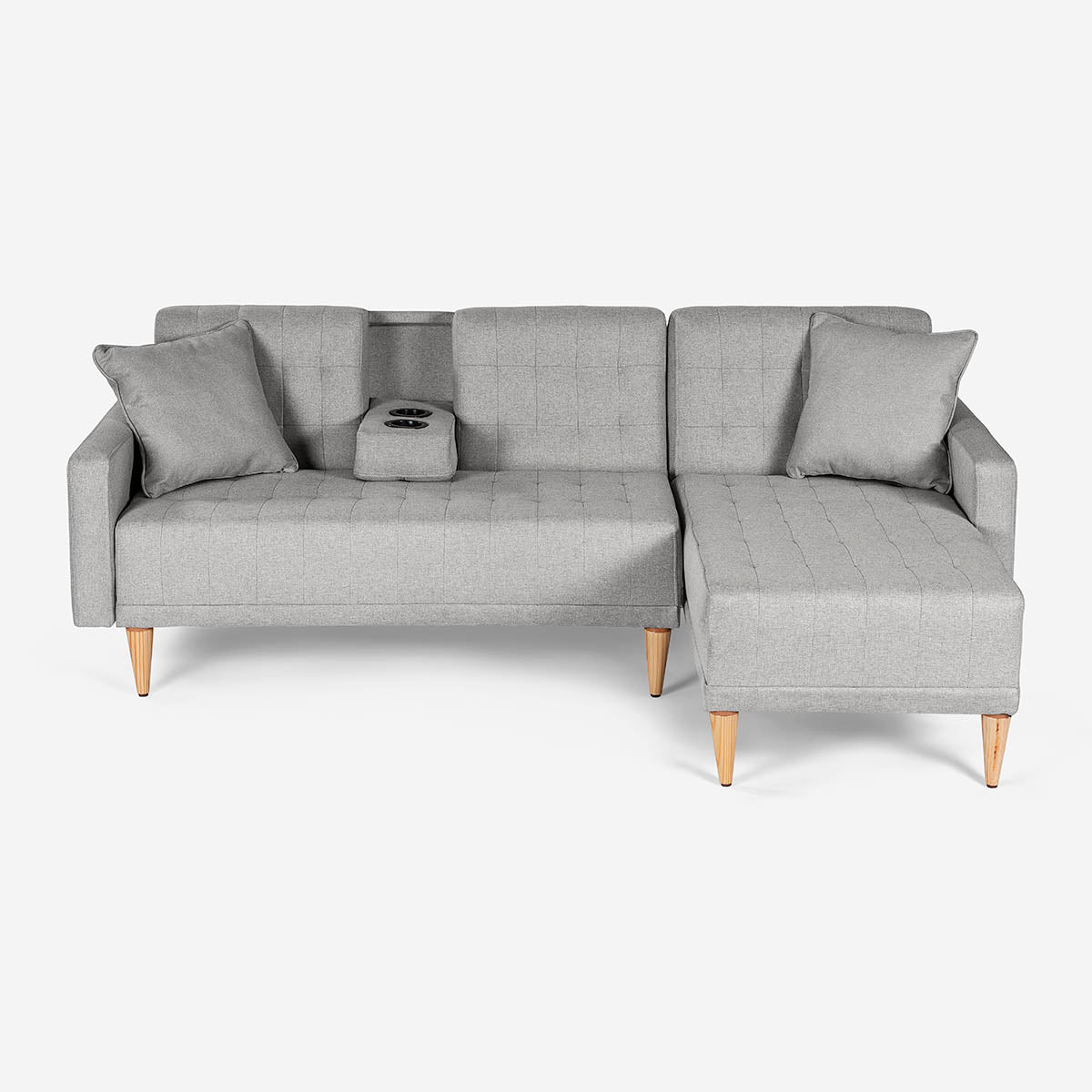 Sala Modular Chica Kendall Gris Claro