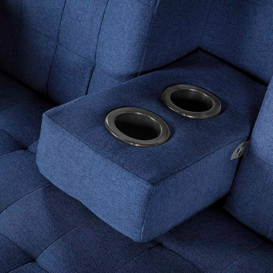 Sala Modular Chica Carlton Azul Marino