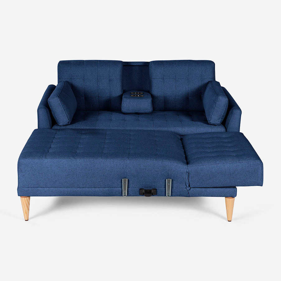 Sala Modular Chica Carlton Azul Marino
