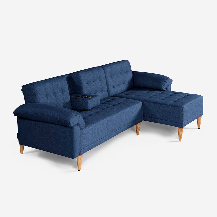 Sala Modular Chica Brunello Azul Marino