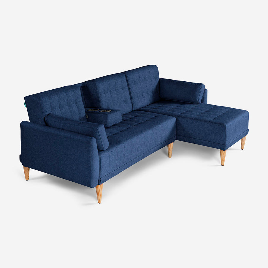 Sala Modular Chica Carlton Azul Marino