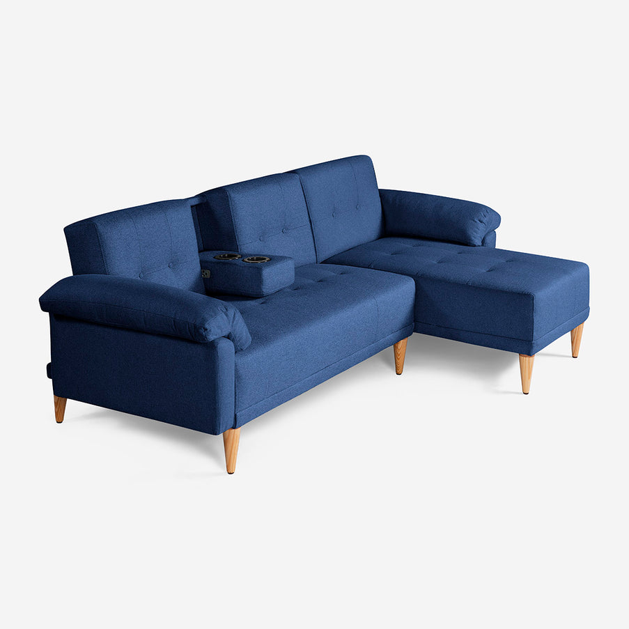 Sala Modular Chica Dassia Azul Marino