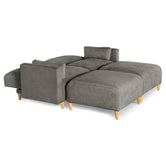 Sala Modular de 4 modulos Zavian Color Gris Oxford
