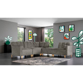 Sala Modular Kieran de 5 modulos Color Oxford