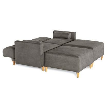Sala Modular Kieran de 4 modulos Color Oxford