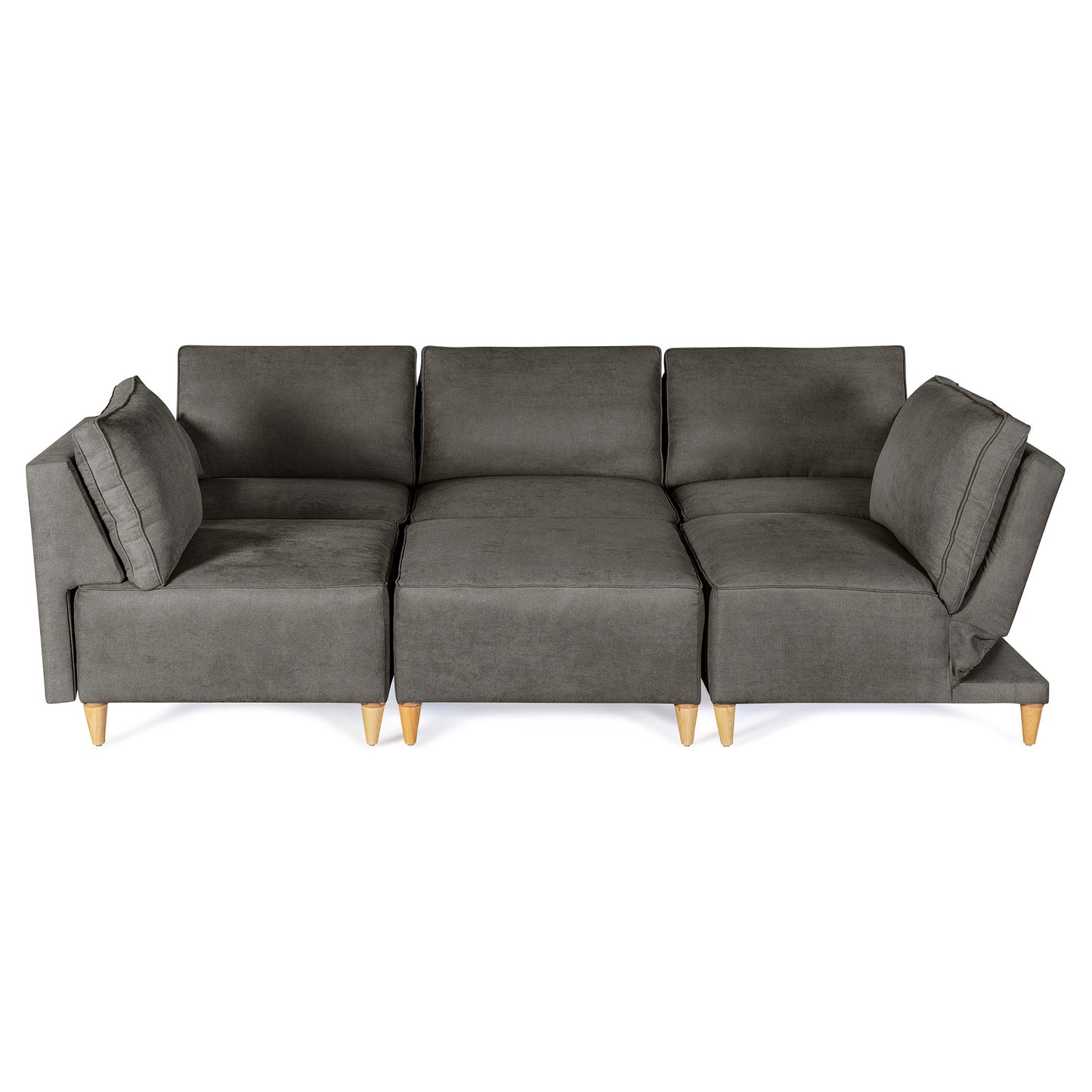 Sala modular Morelli de 6 modulos Color Oxford
