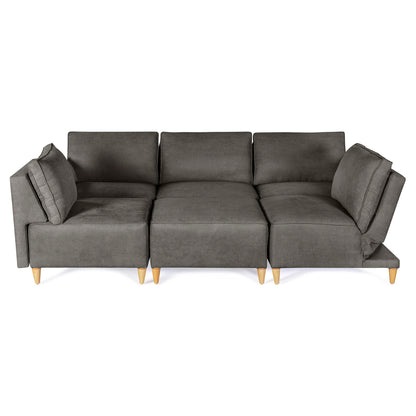 Sala modular Morelli de 6 modulos Color Oxford