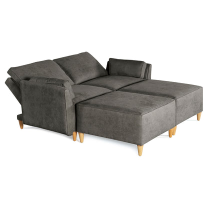 Sala modular Morelli de 4 modulos Color Oxford