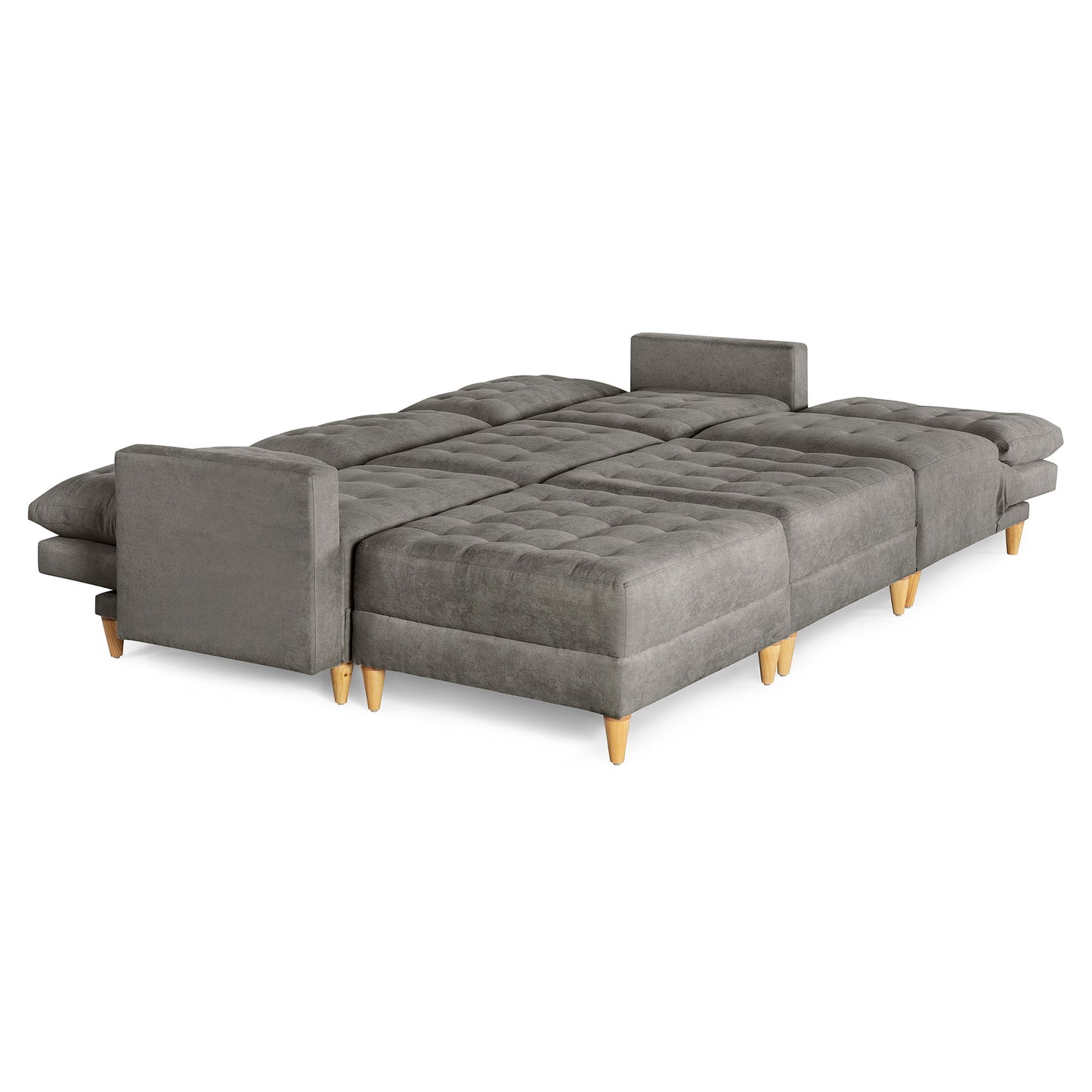 Sala Modular Godric de 6 modulos Color Gris Oxford