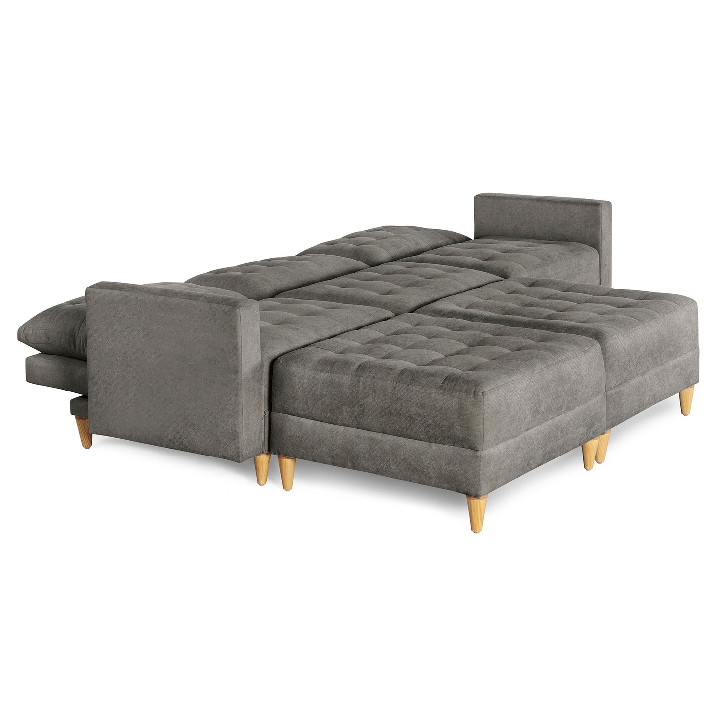 Sala Modular Godric de 5 modulos Color Gris Oxford