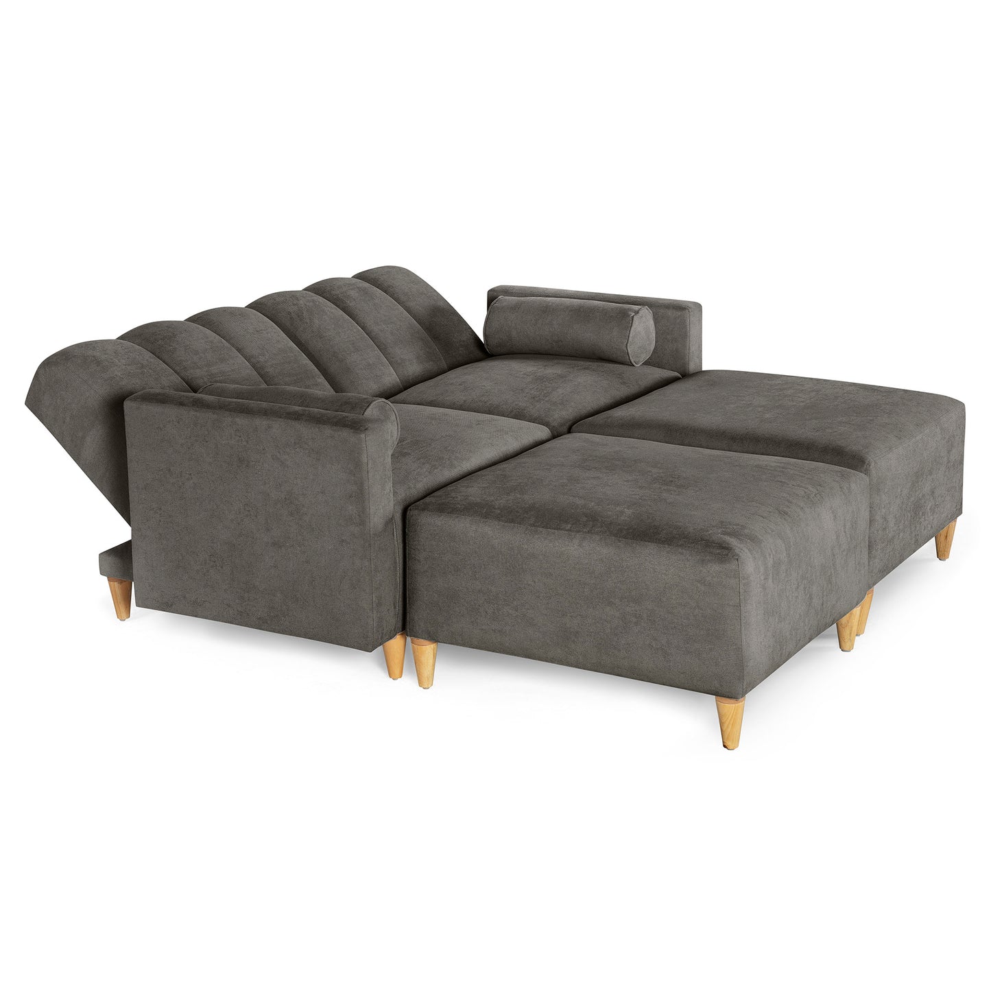 Sala Modular Kieran de 4 modulos Color Oxford