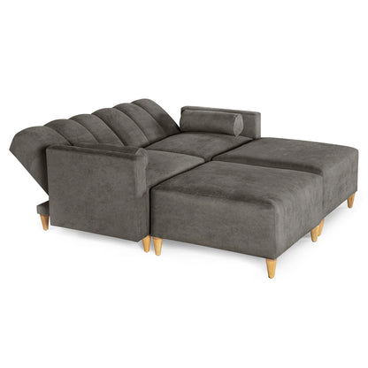 Sala Modular Kieran de 4 modulos Color Oxford