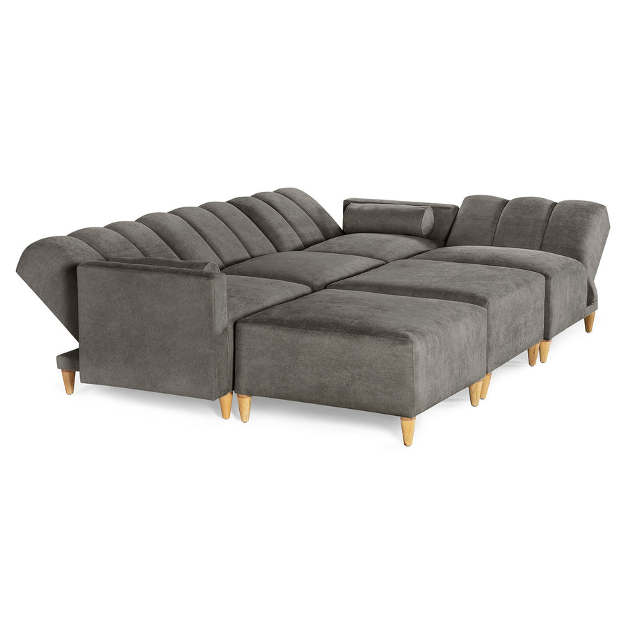 Sala Modular Kieran de 6 modulos Color Oxford