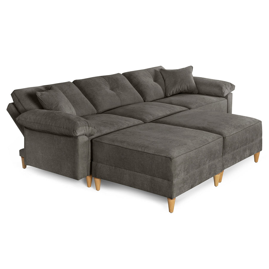 Sala Modular Maristella de 5 modulos Color Oxford