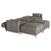 Sala Modular de 5 modulos Zavian Color Gris Oxford