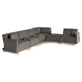 Sala modular Avalon de 6 modulos Color Oxford