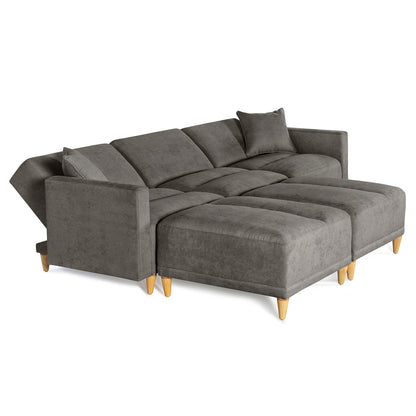Sala modular Avalon de 5 modulos Color Oxford
