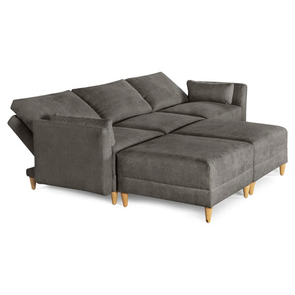 Sala modular Everyn de 5 modulos Color Oxford