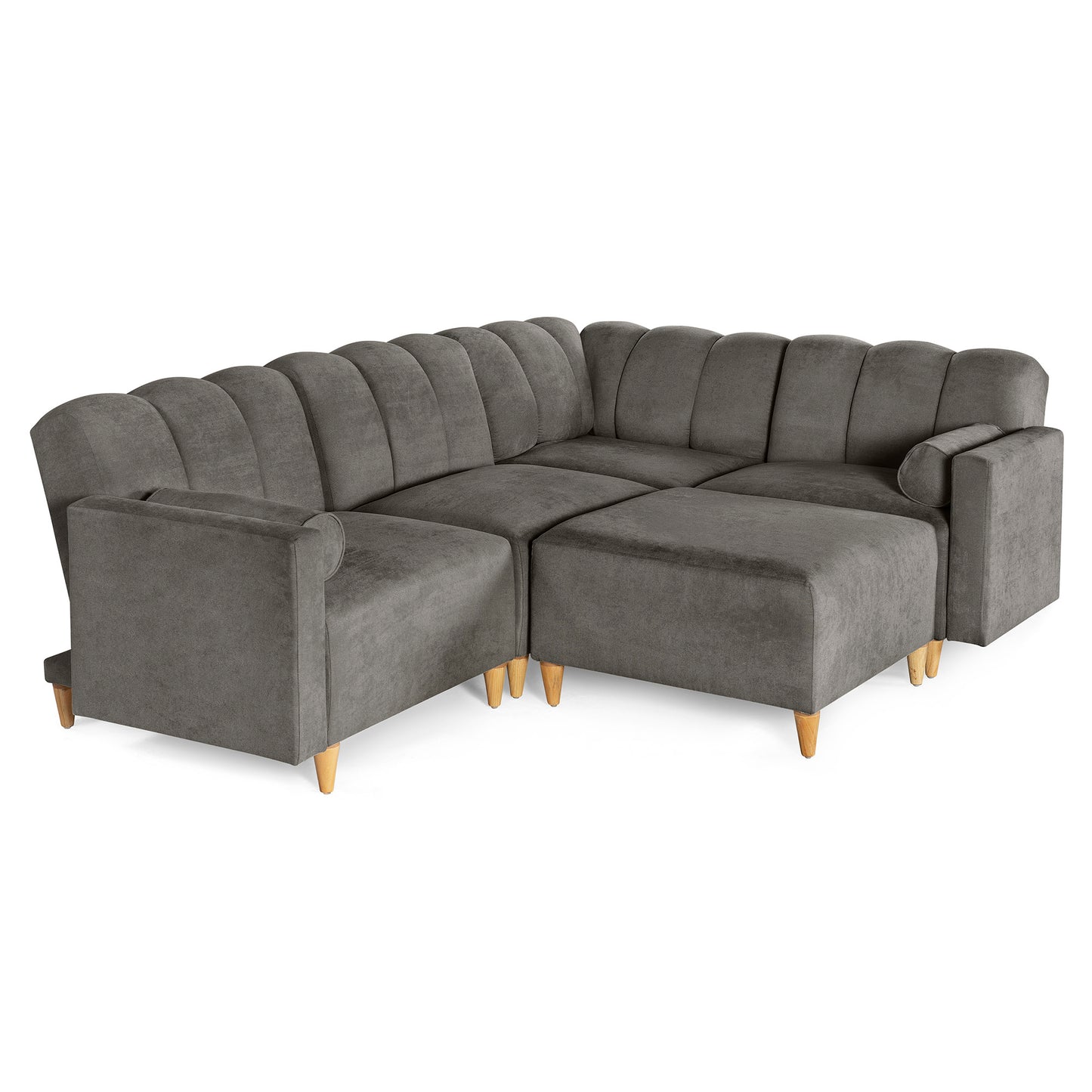 Sala Modular Kieran de 5 modulos Color Oxford