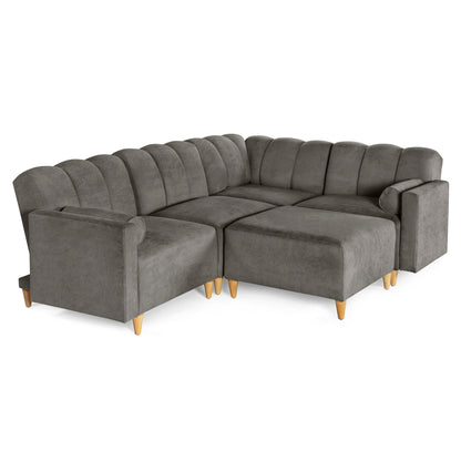 Sala Modular Kieran de 5 modulos Color Oxford