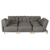 Sala Modular Kieran de 6 modulos Color Oxford