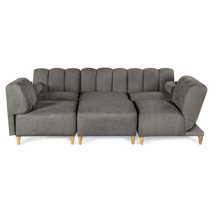 Sala Modular Kieran de 6 modulos Color Oxford