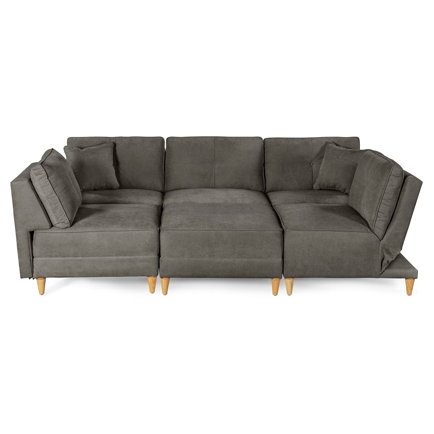 Sala Modular Maristella De 6 modulos Color Oxford