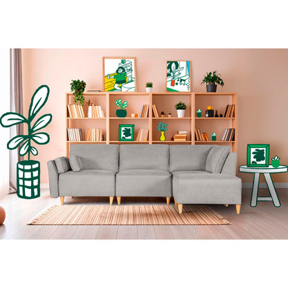 Sala modular Morelli de 4 modulos Color Grey