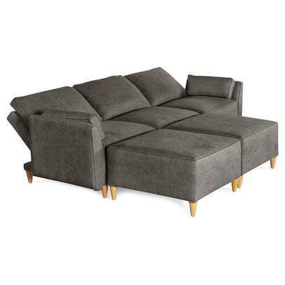 Sala modular Morelli de 5 modulos Color Oxford