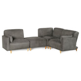 Sala Modular de 4 modulos Zavian Color Gris Oxford