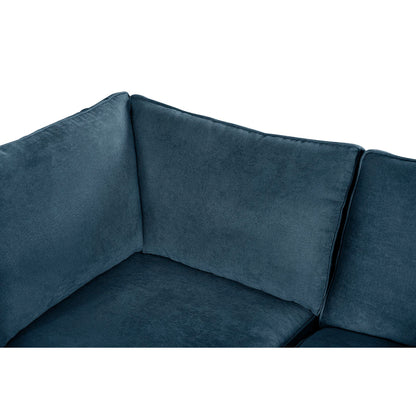 Sala modular Morelli de 4 modulos Color Azul