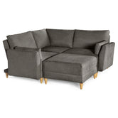 Sala De 4 Modulos Makora Everyn Memory Foam Oxford Chenil Respaldo Reclinable De 3 Posiciones
