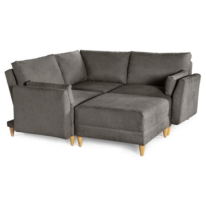 Sala modular Everyn 4 modulos Color Oxford