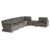 Sala Modular Kieran de 6 modulos Color Oxford