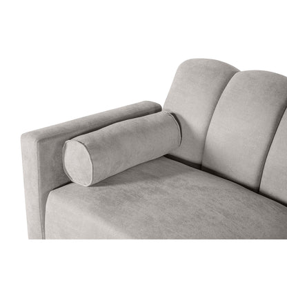 Sala Modular Kieran de 6 modulos Color Gris Claro