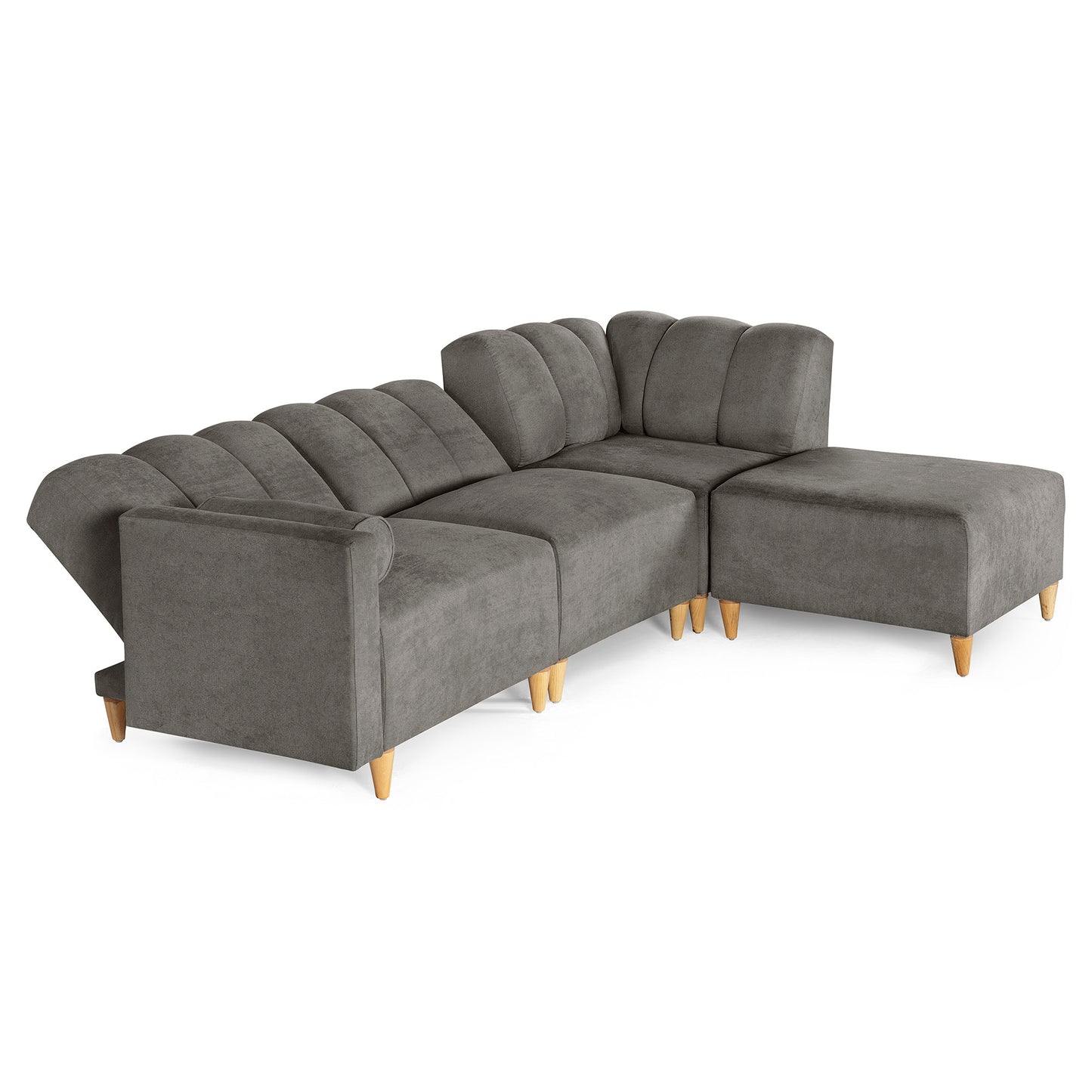 Sala Modular Kieran de 4 modulos Color Oxford