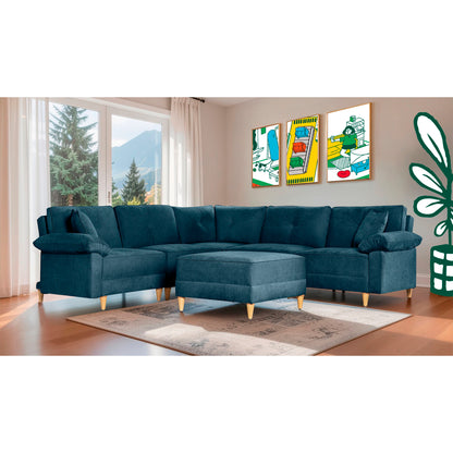 Sala Modular Maristella De 6 modulos Color Azul