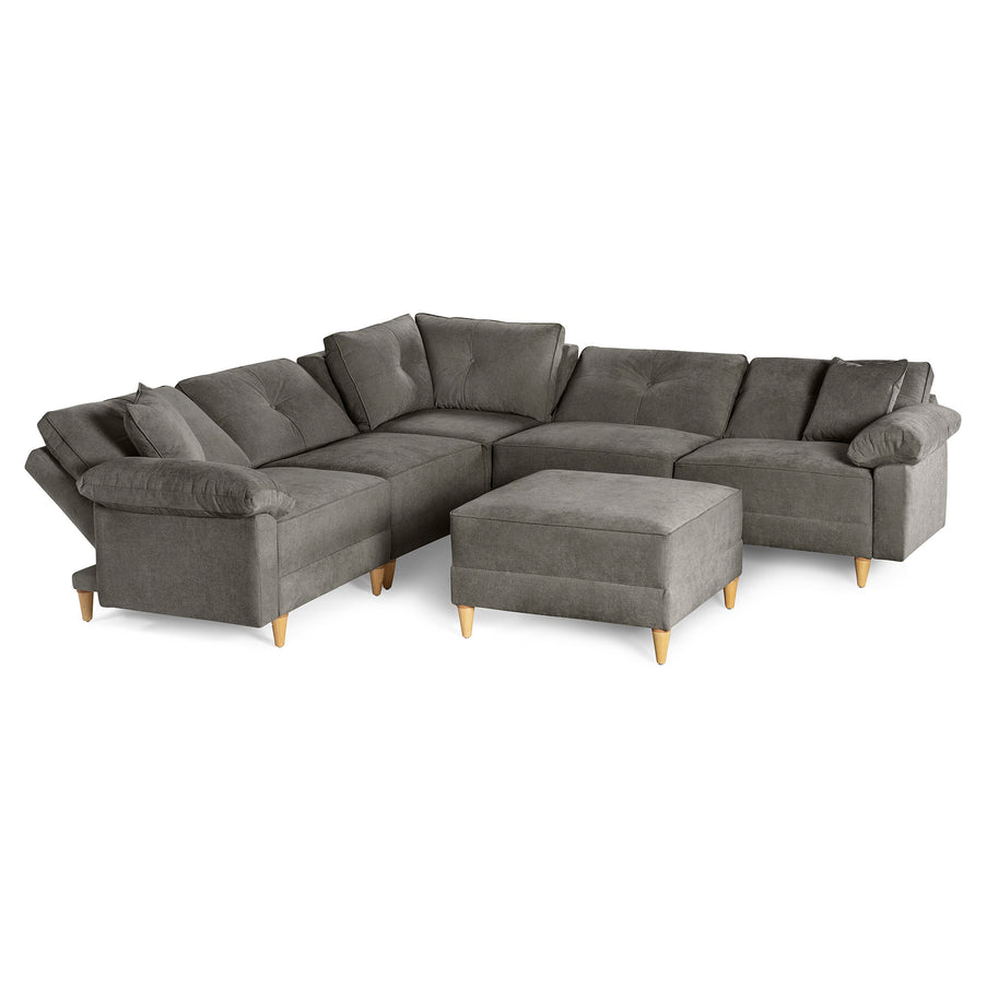 Sala Modular Maristella De 6 modulos Color Oxford