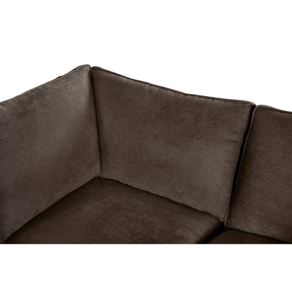 Sala modular Everyn de 6 modulos Color Chocolate