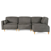 Sala Modular de 4 modulos Zavian Color Gris Oxford