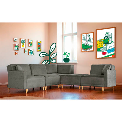 Sala modular Avalon de 5 modulos Color Oxford