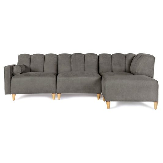 Sala Modular Kieran de 4 modulos Color Oxford