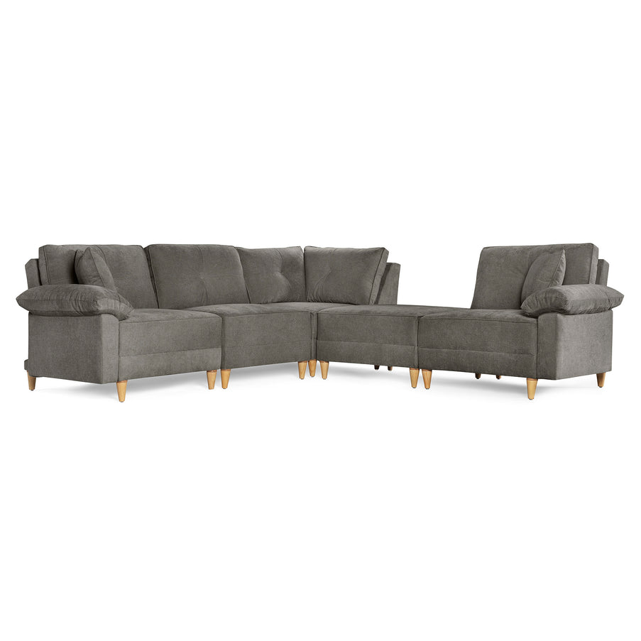 Sala Modular Maristella de 5 modulos Color Oxford